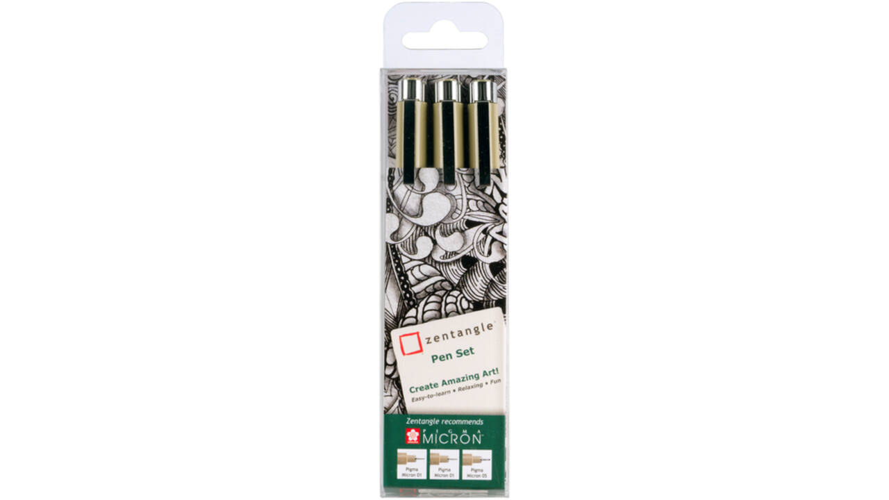 Fineliner Sakura Zentangle tool set 3delig