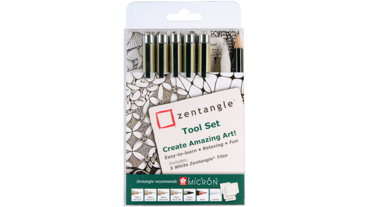 Fineliner Sakura Zentangle tool set 12delig