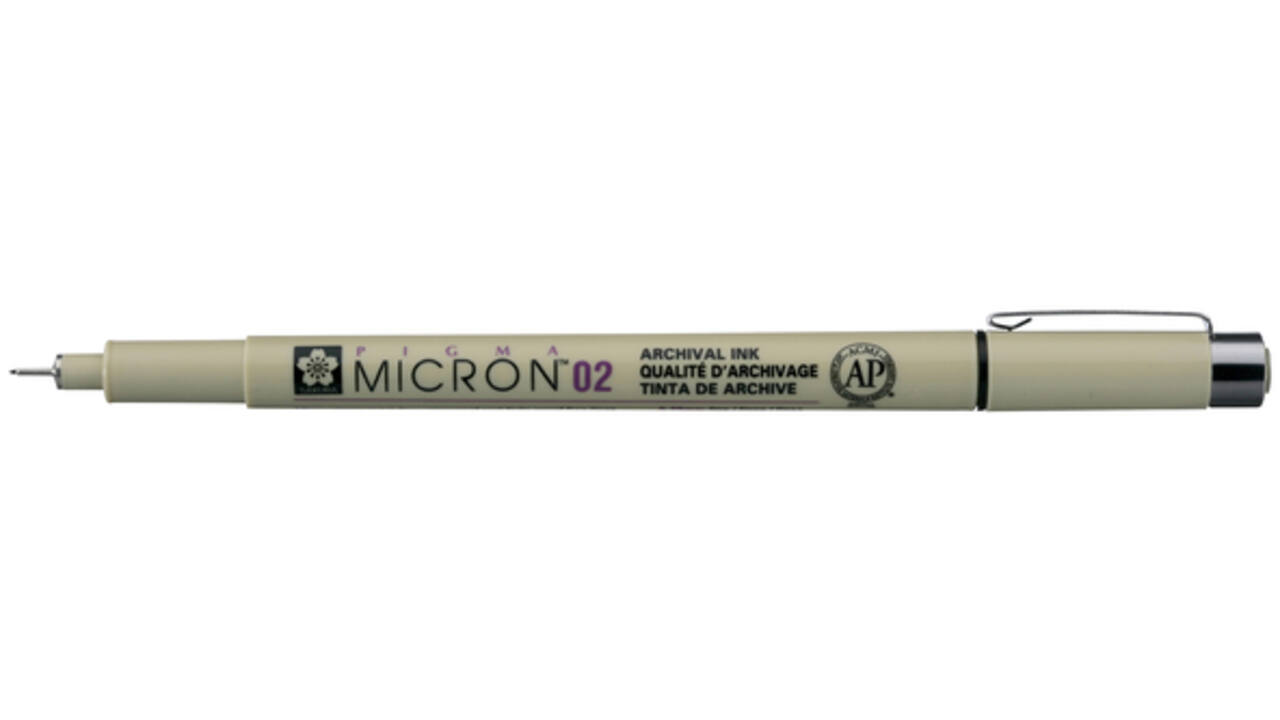 Fineliner Sakura pigma micron zwart 0.3mm