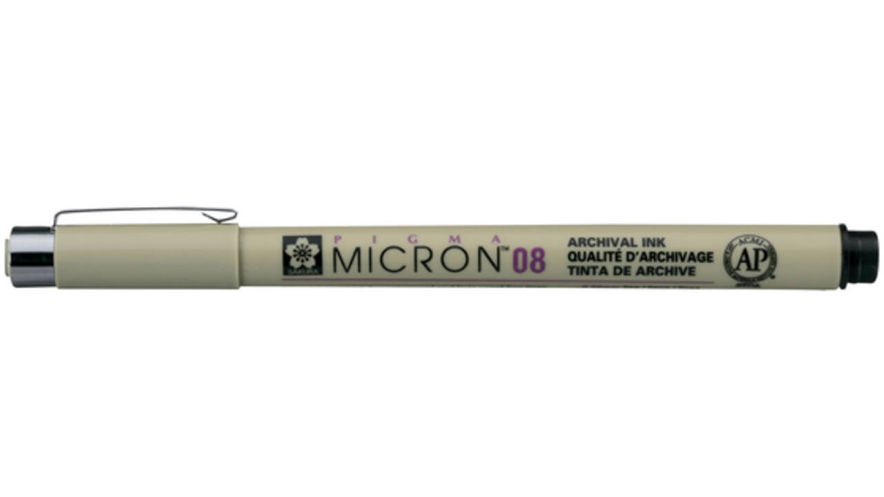 Fineliner Sakura pigma micron zwart 0.5mm
