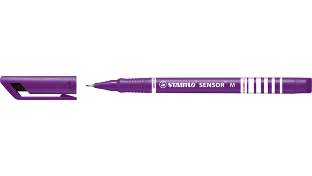 Fineliner STABILO Sensor 187/58 medium lila