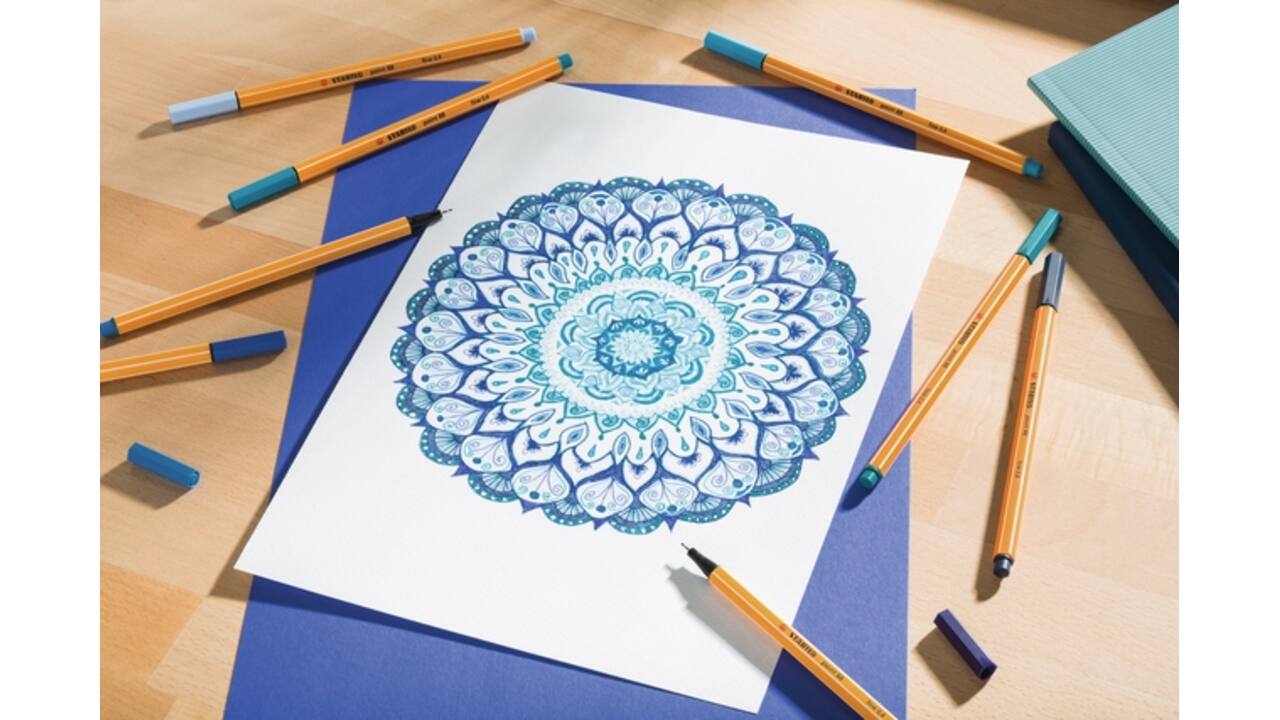 Fineliner STABILO point 88/53 fijn turquoisegroen