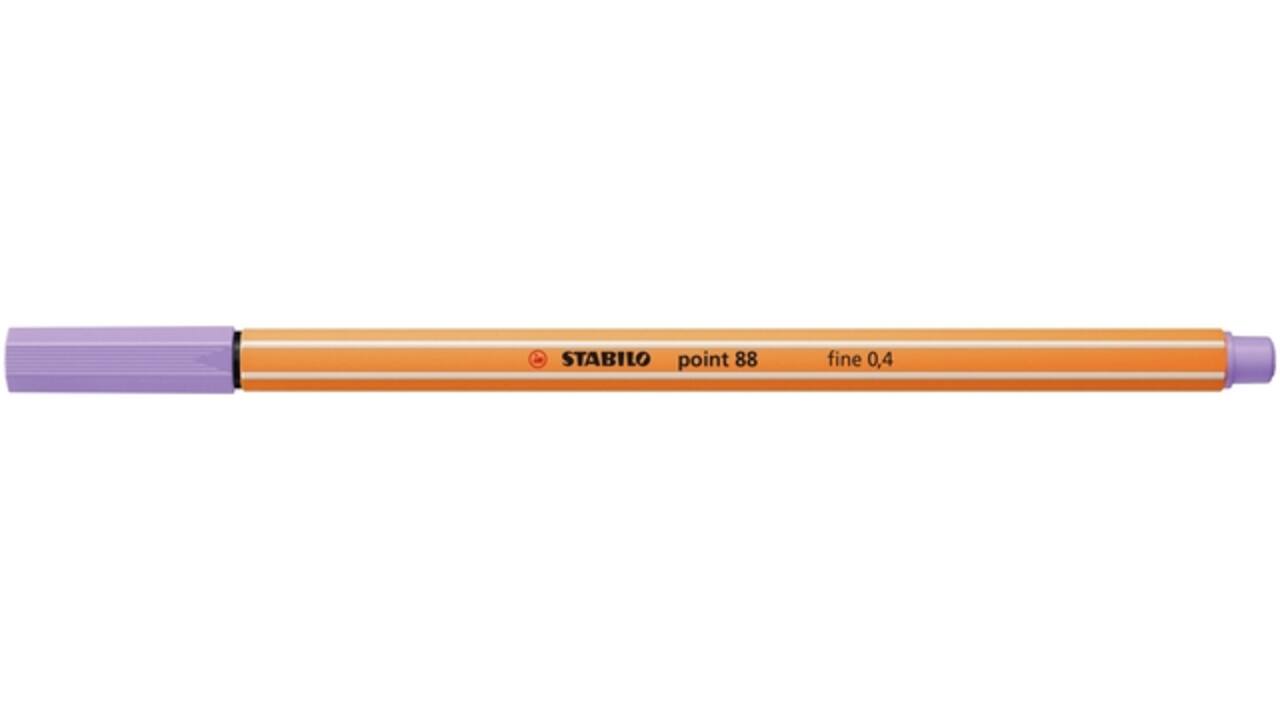 Fineliner STABILO point 88/59 fijn licht lila