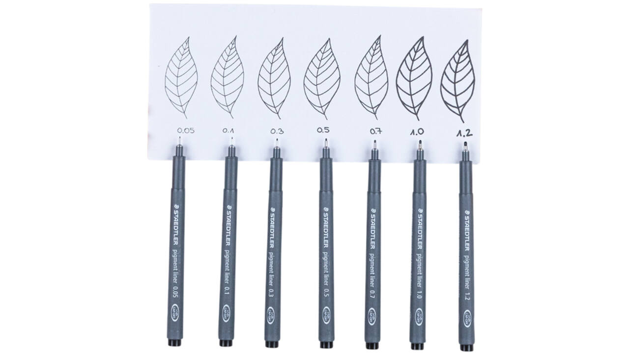 Fineliner Staedtler Pigment 308 zwart 0.5mm