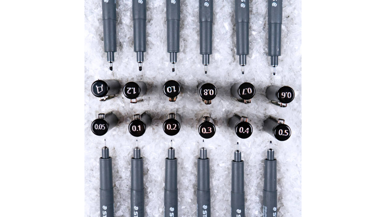 Fineliner Staedtler Pigment 308 zwart 0.5mm