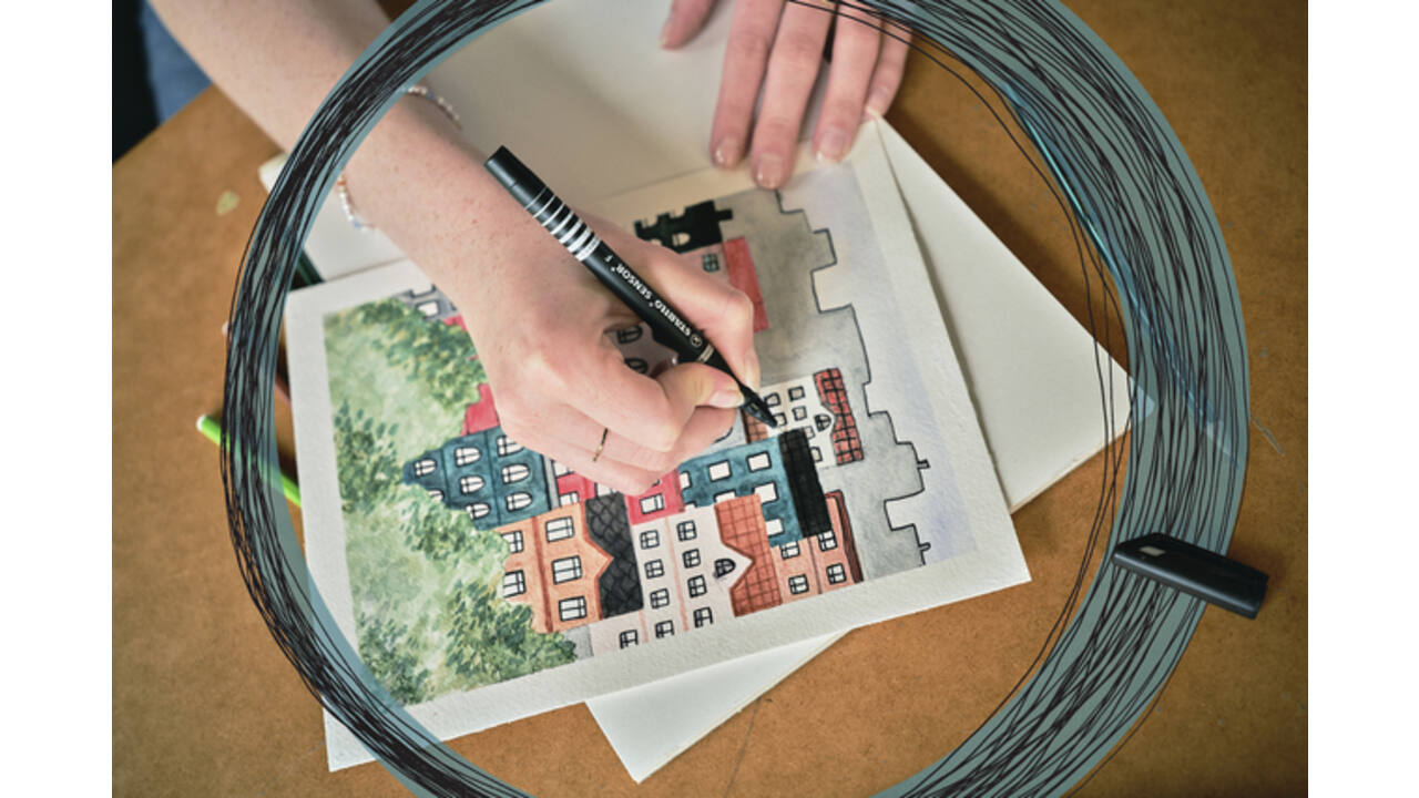 Fineliner STABILO Sensor 189/8 fijn assorti etui à 8 stuks