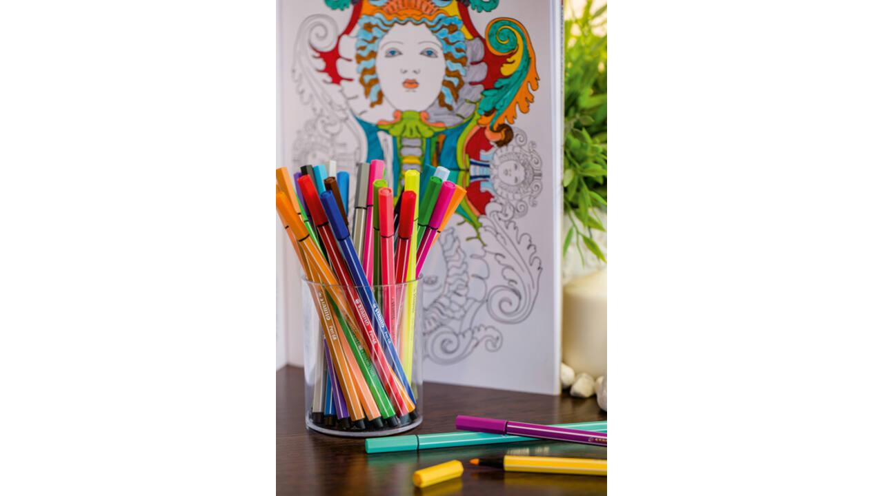 Viltstift STABILO Pen 68/19 medium heidepaars