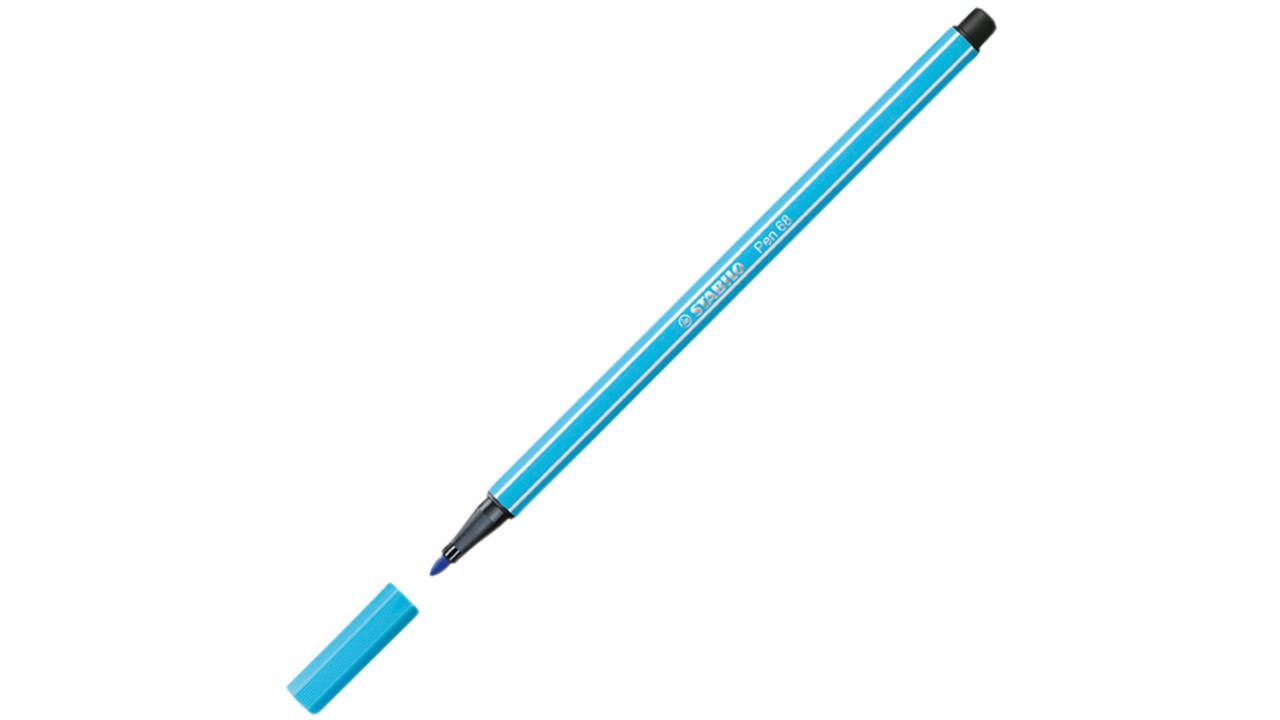 Viltstift STABILO Pen 68/30 Arty medium assorti blik à 30 stuks