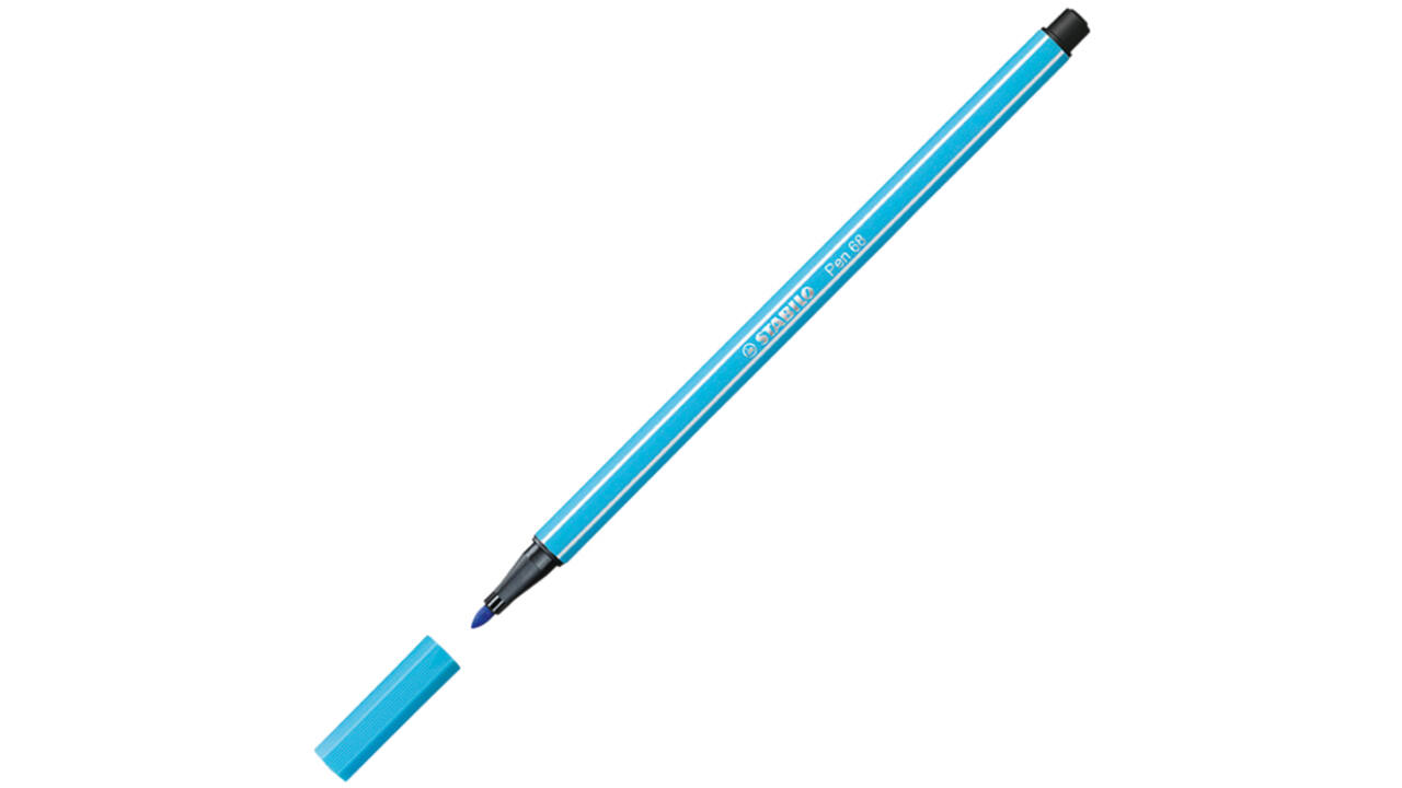 Viltstift STABILO Pen 68/40 Arty medium assorti blik à 40 stuks