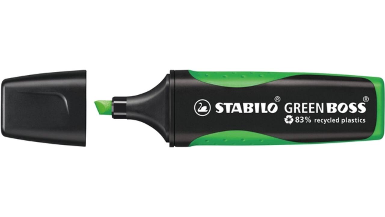 Markeerstift STABILO GREEN BOSS 6070/33 groen