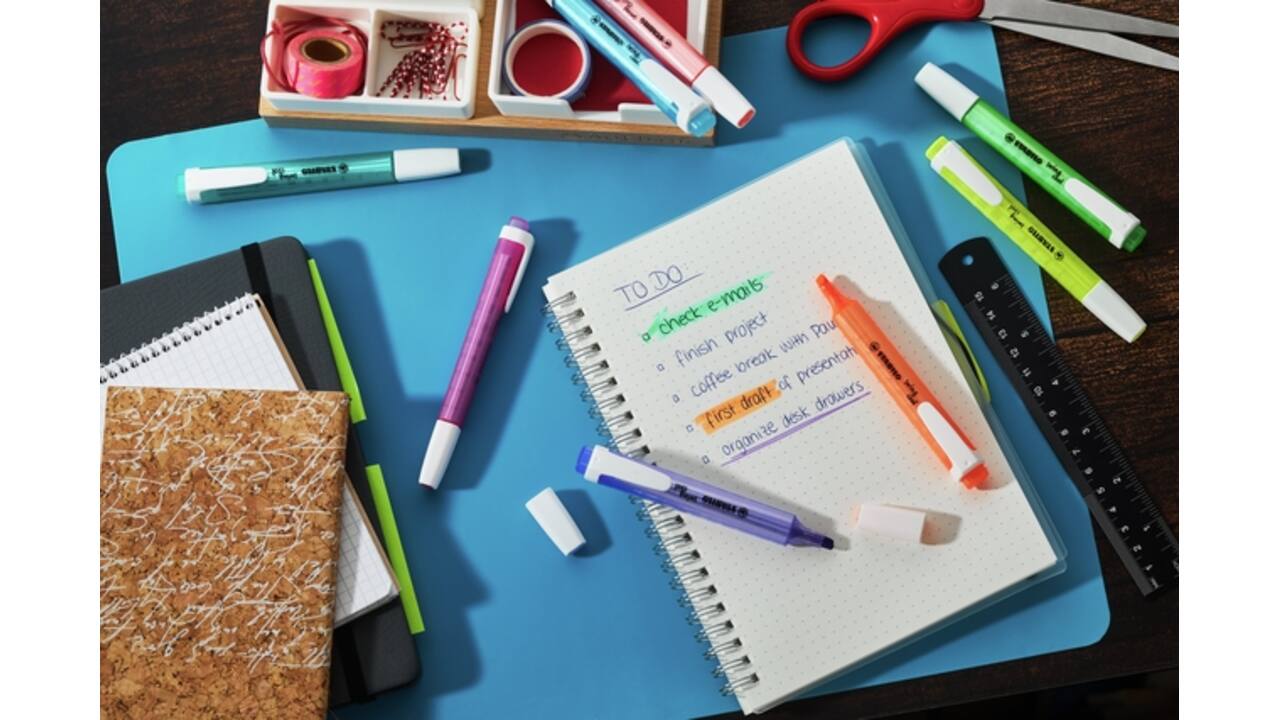 Markeerstift STABILO Swing cool 275/6 assorti etui à 6 stuks