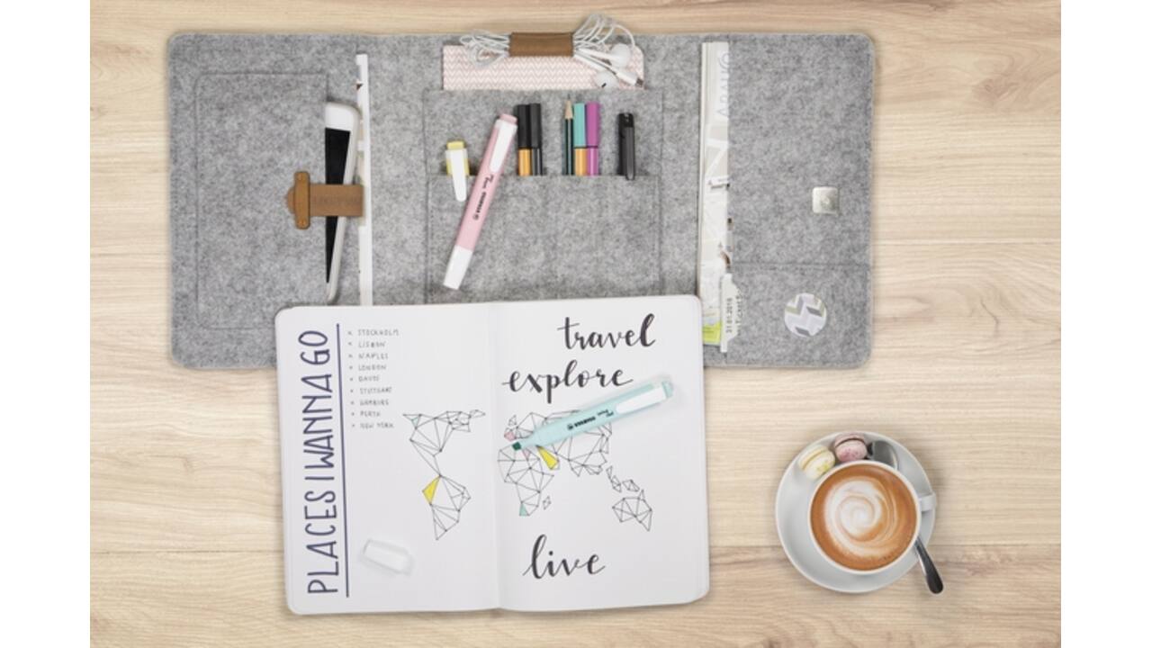 Markeerstift STABILO Swing cool 275/6 pastel assorti etui à 6 stuks