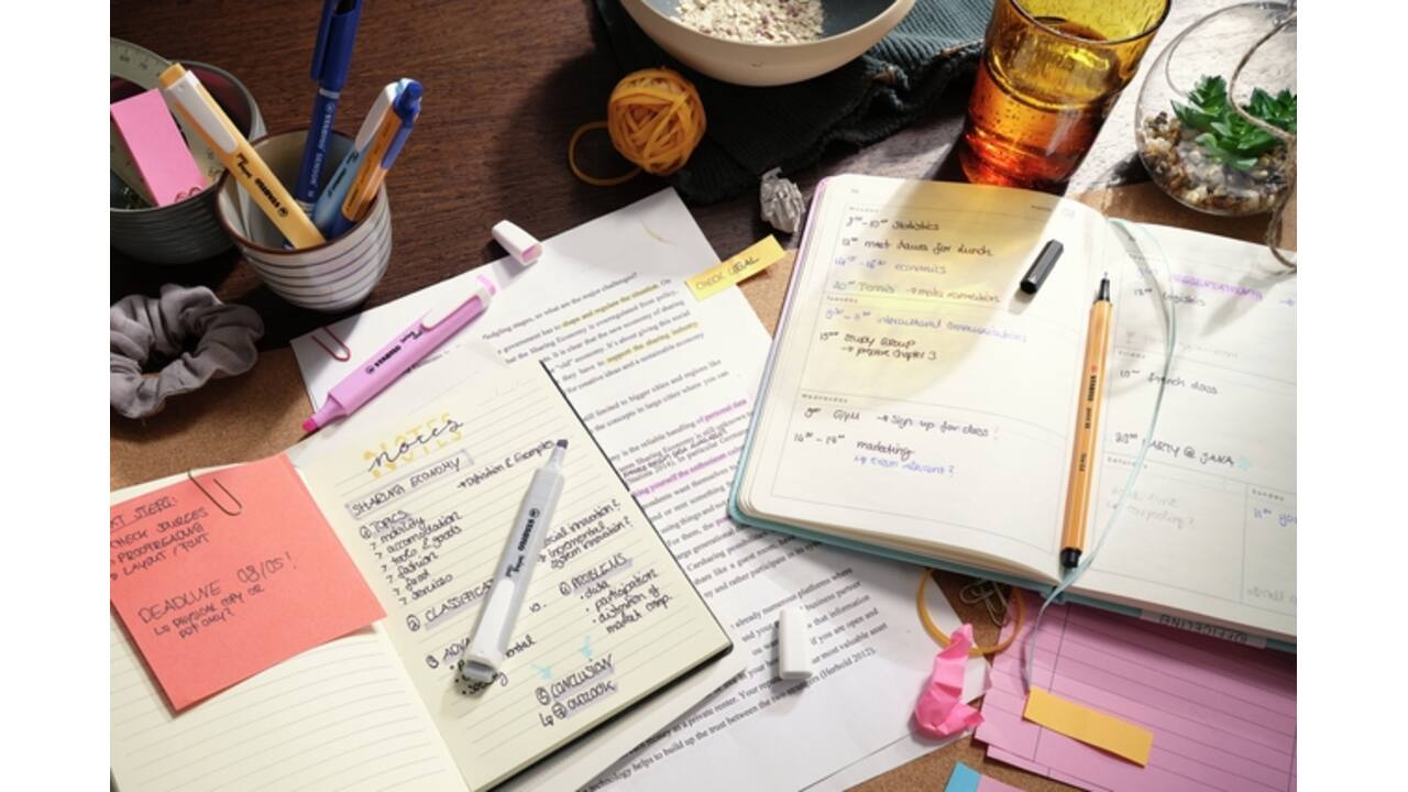 Markeerstift STABILO Swing cool 275/6 pastel assorti etui à 6 stuks
