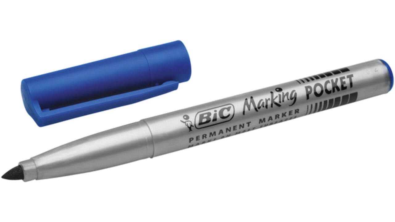 Viltstift Bic 1445 ecolutions rond fijn blauw