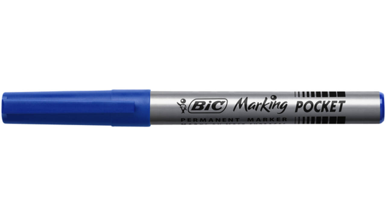 Viltstift Bic 1445 ecolutions rond fijn blauw