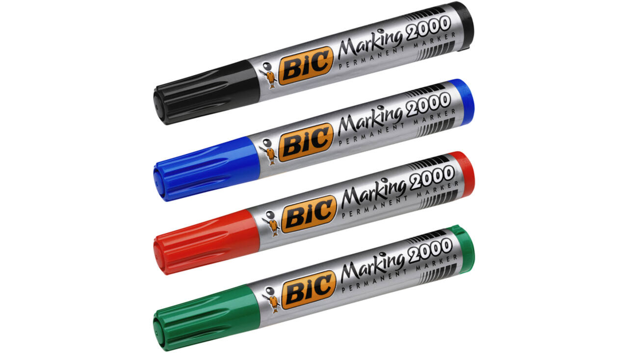 Viltstift Bic 2000 ecolutions rond large zwart