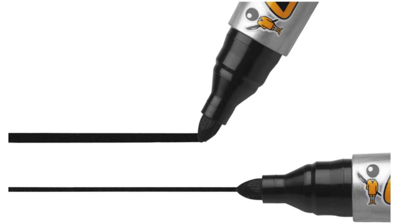 Viltstift Bic 2000 ecolutions rond large rood