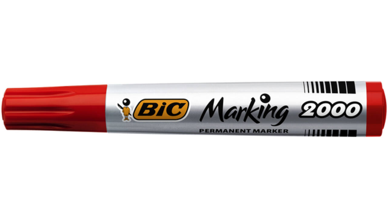 Viltstift Bic 2000 ecolutions rond large rood