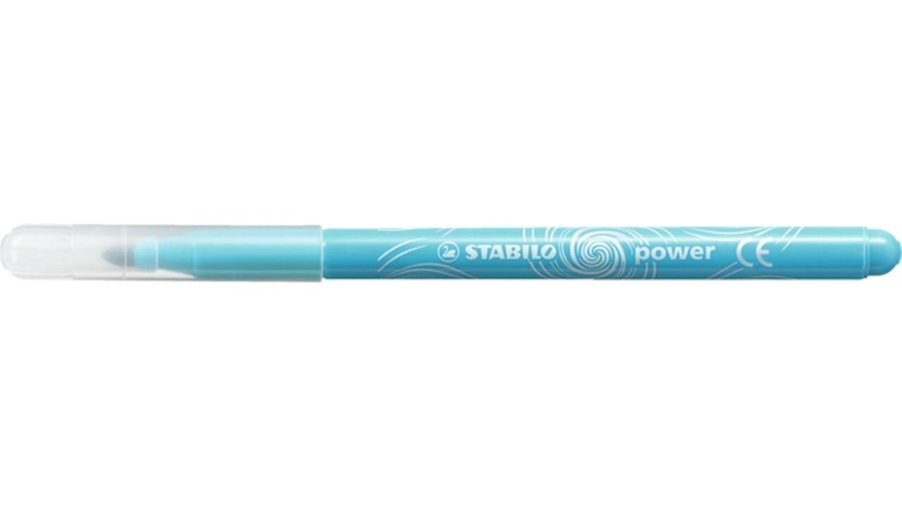 Viltstift STABILO power 280/12 assorti etui à 12 stuks