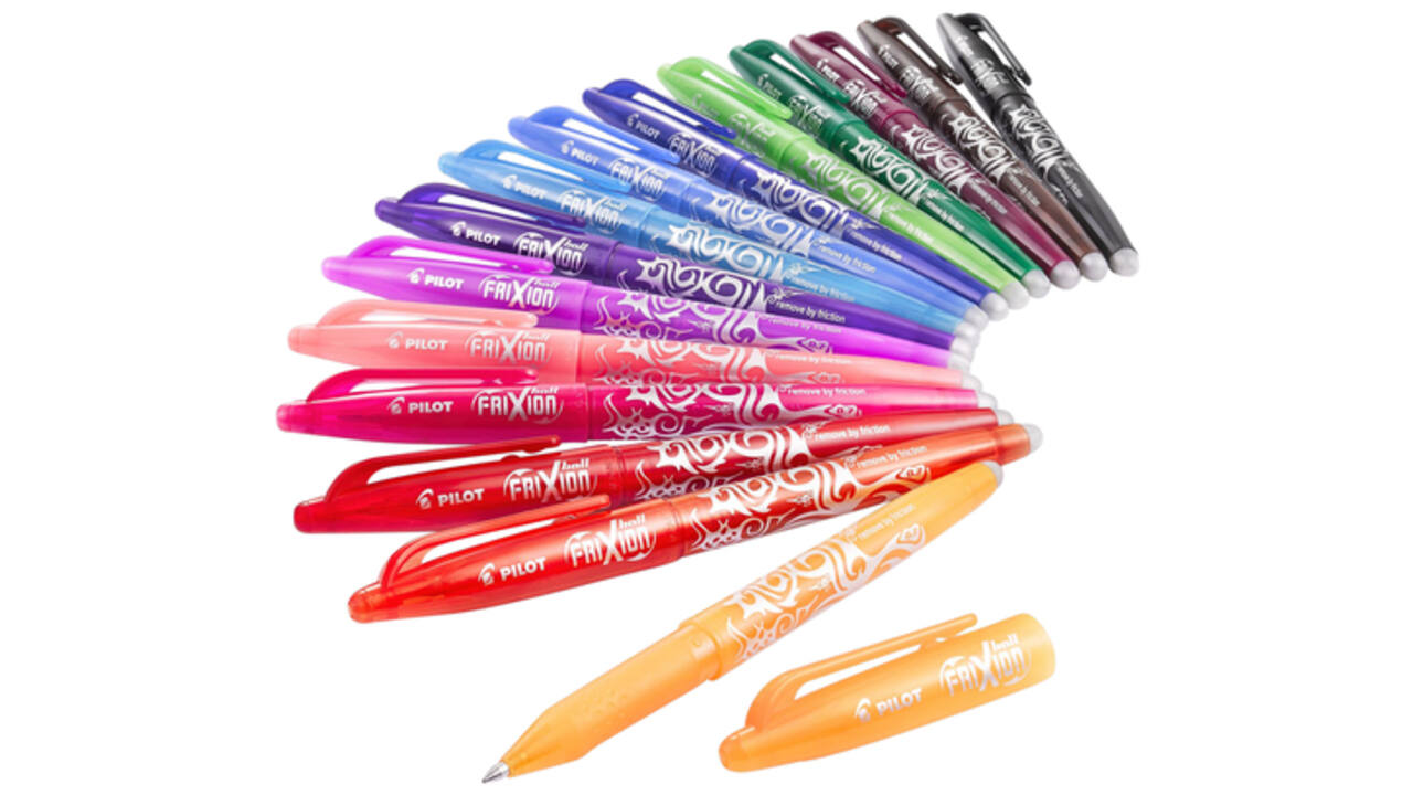 Rollerpen PILOT friXion medium zwart