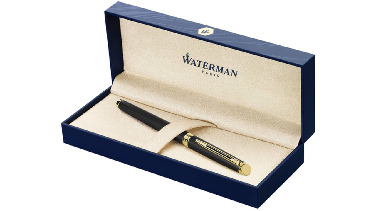 Rollerpen Waterman Hémisphère matt black GT fijn