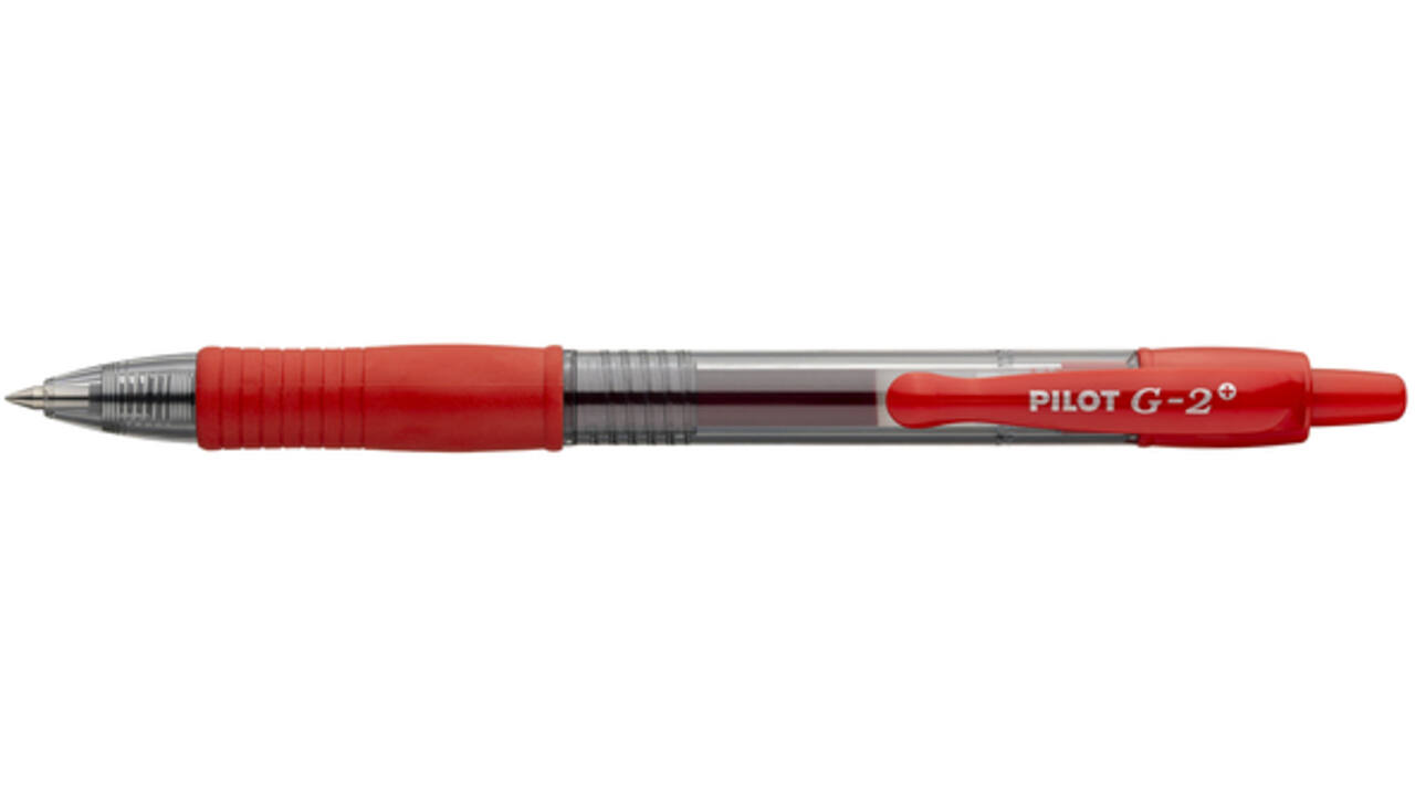 Gelschrijver PILOT G-2 fijn rood