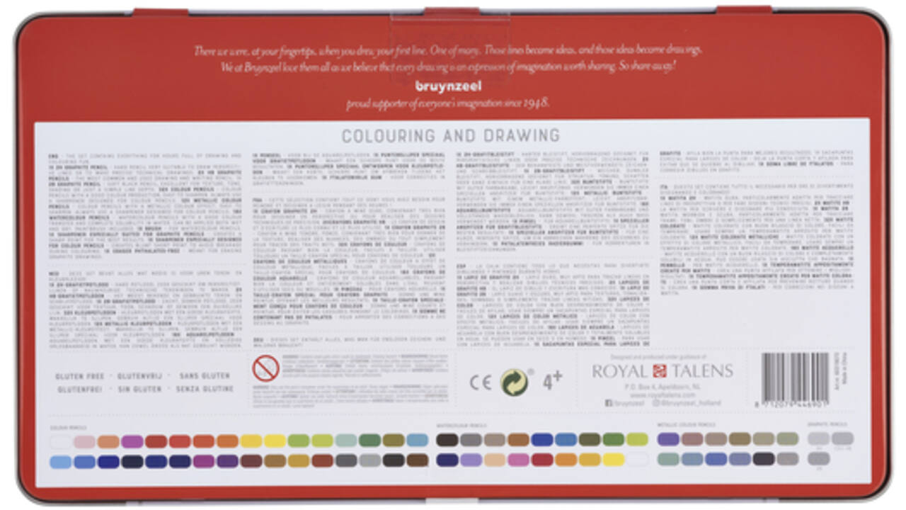 Kleurpotloden Bruynzeel 70-delig assorti