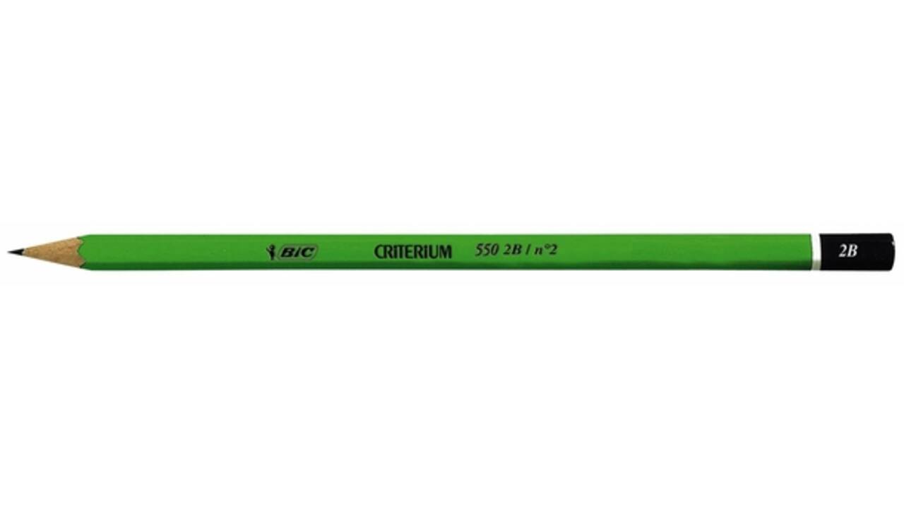 Potlood Bic Criterium 550 zeshoekig 2B