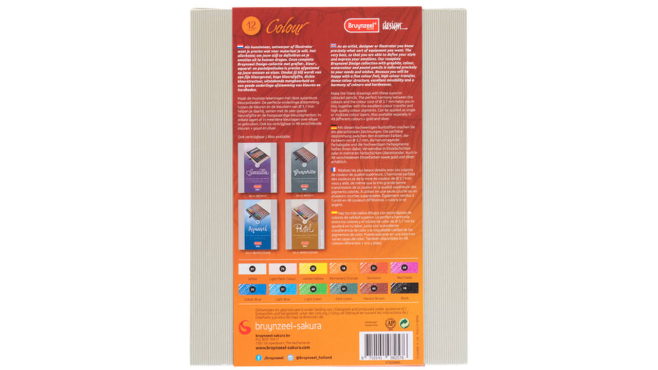Kleurpotloden Bruynzeel Colour box 12stuks assorti