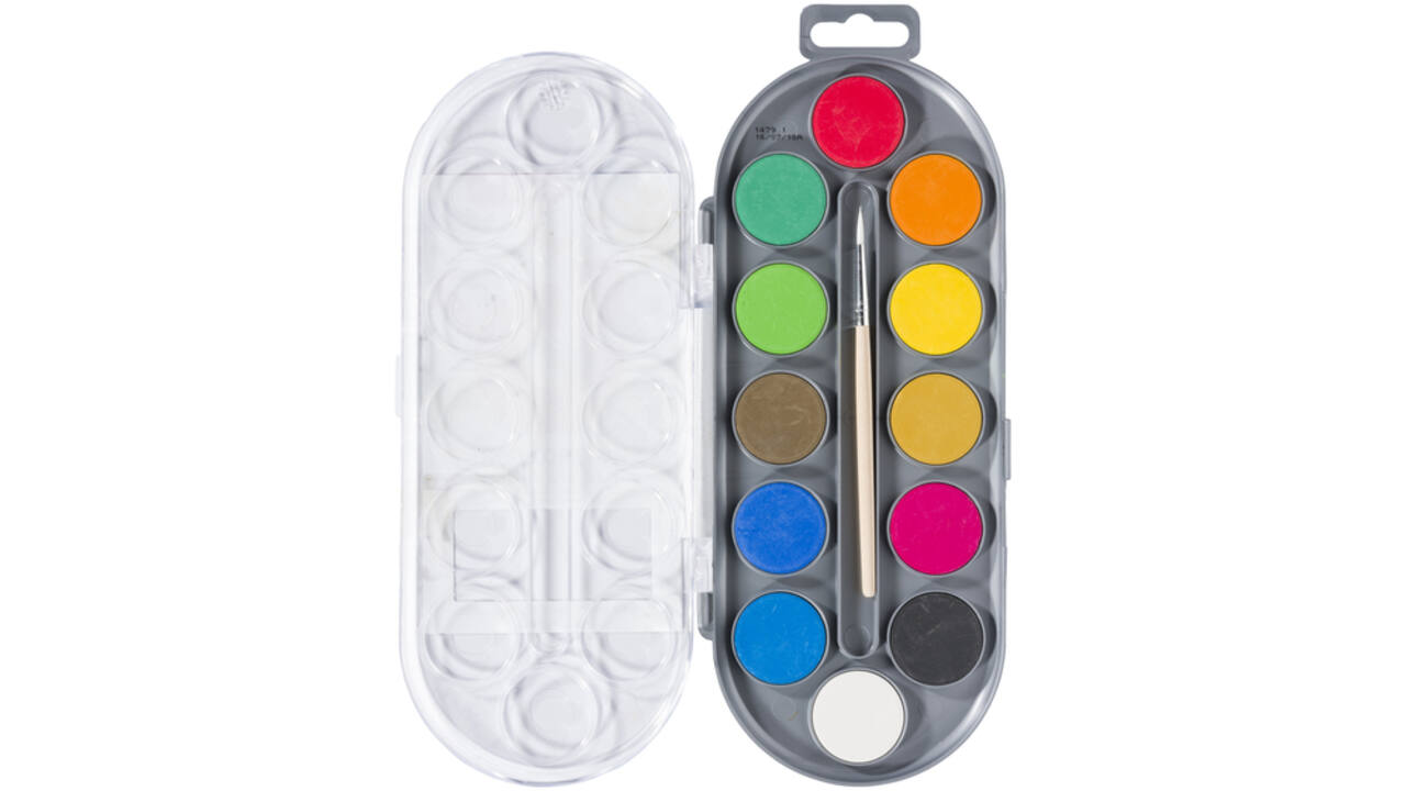 Verfdoos Bruynzeel Kids 12 kleuren