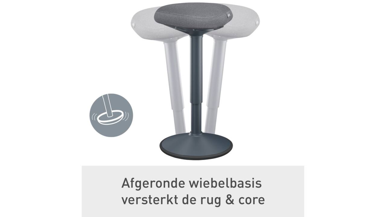 Actieve stakruk Leitz Ergo met comfortzitting
