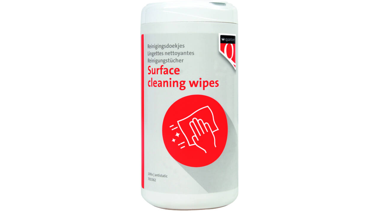 Reinigingsdoekjes Quantore dispenser à 100 universele doekjes