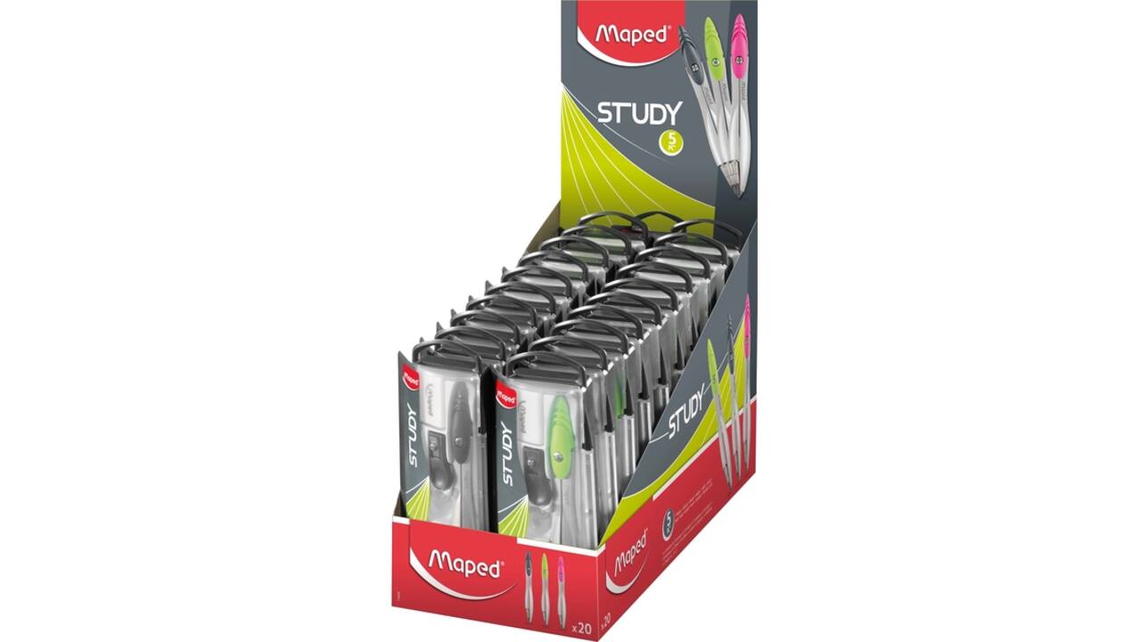 Passer Maped Study 5delig assorti