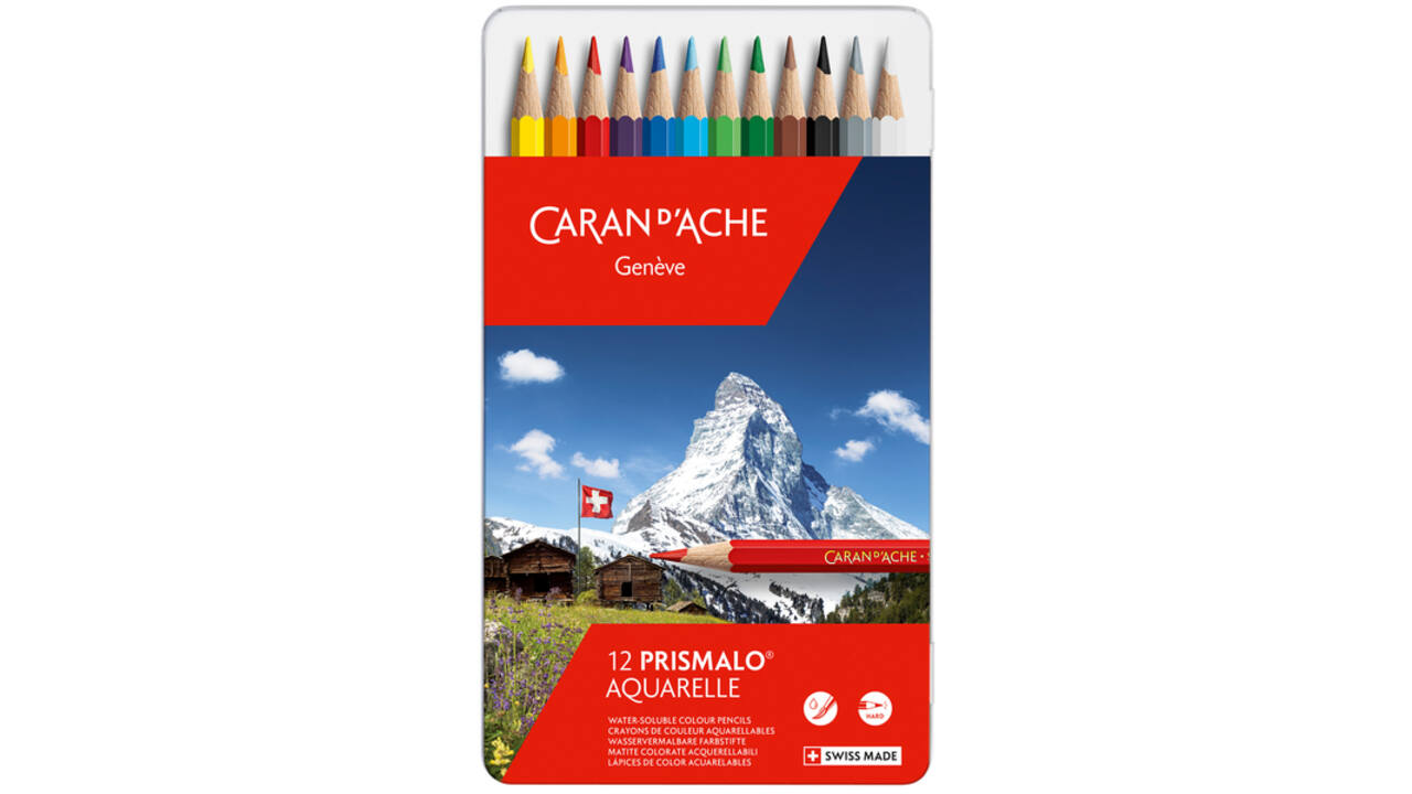 Kleurpotloden Caran d'Ache Prismalo 12stuks assorti