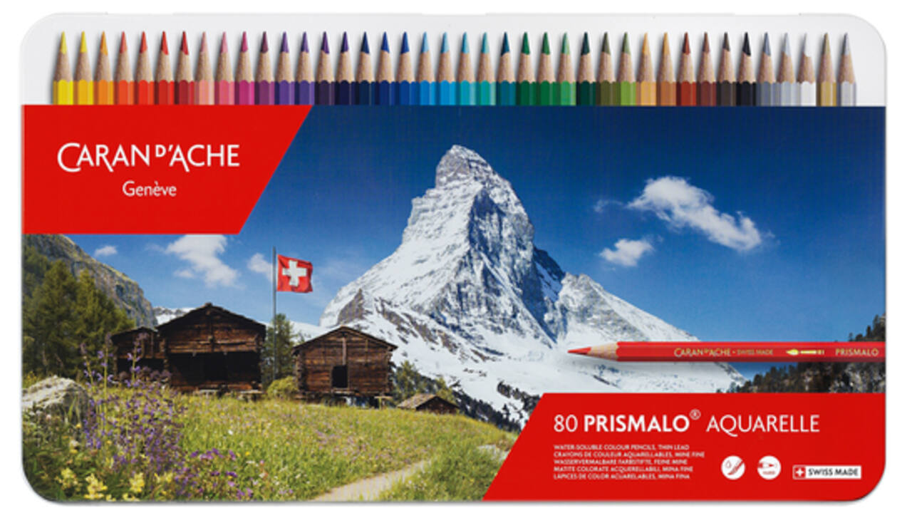 Kleurpotloden Caran d'Ache Prismalo 80stuks assorti
