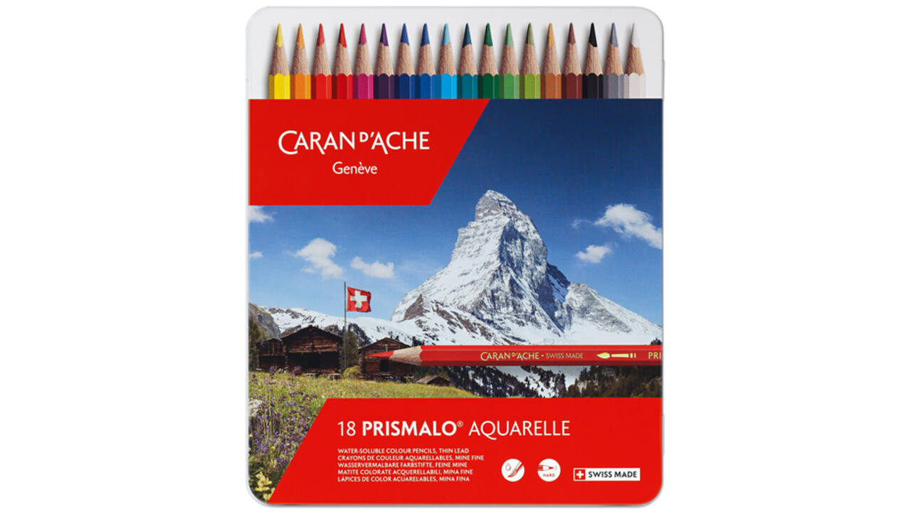 Kleurpotloden Caran d'Ache Prismalo 18 stuks assorti