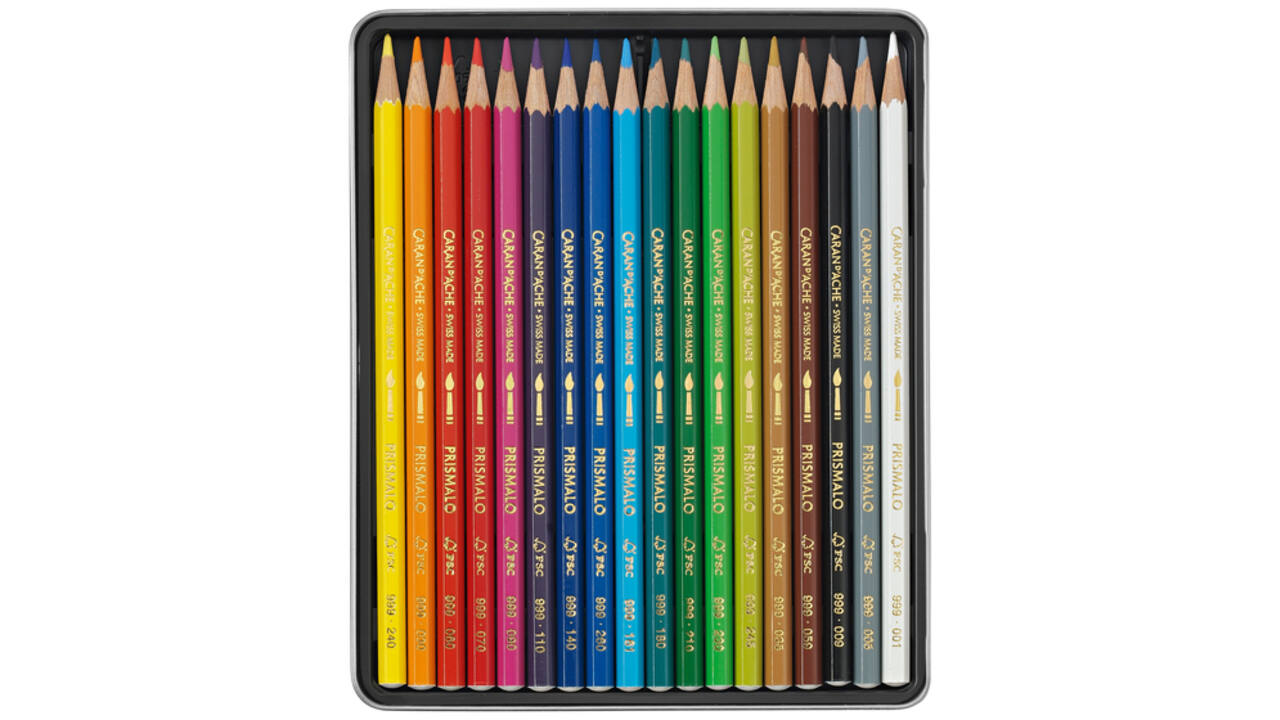 Kleurpotloden Caran d'Ache Prismalo 18 stuks assorti