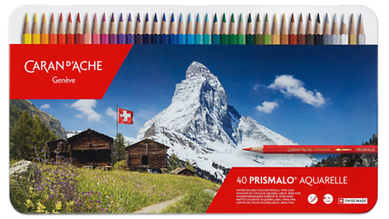 Kleurpotloden Caran d'Ache Prismalo 40stuks assorti