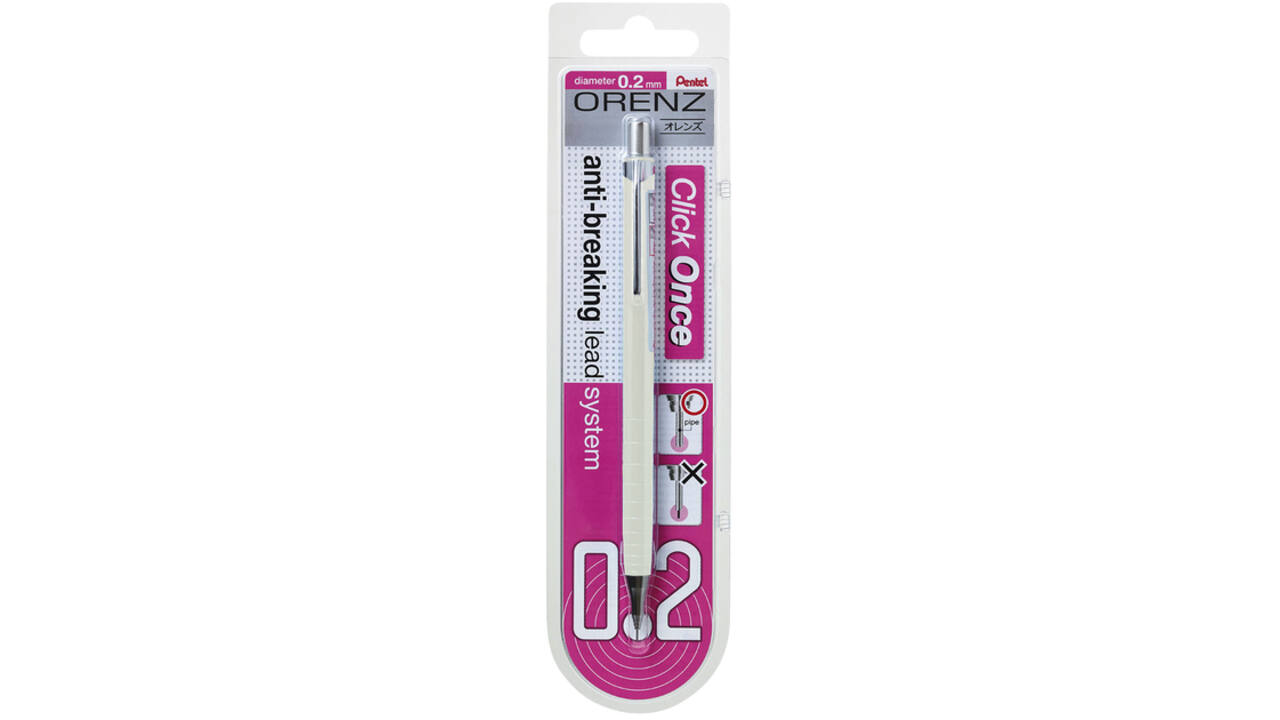 Vulpotlood Pentel Orenz B 0.2mm wit
