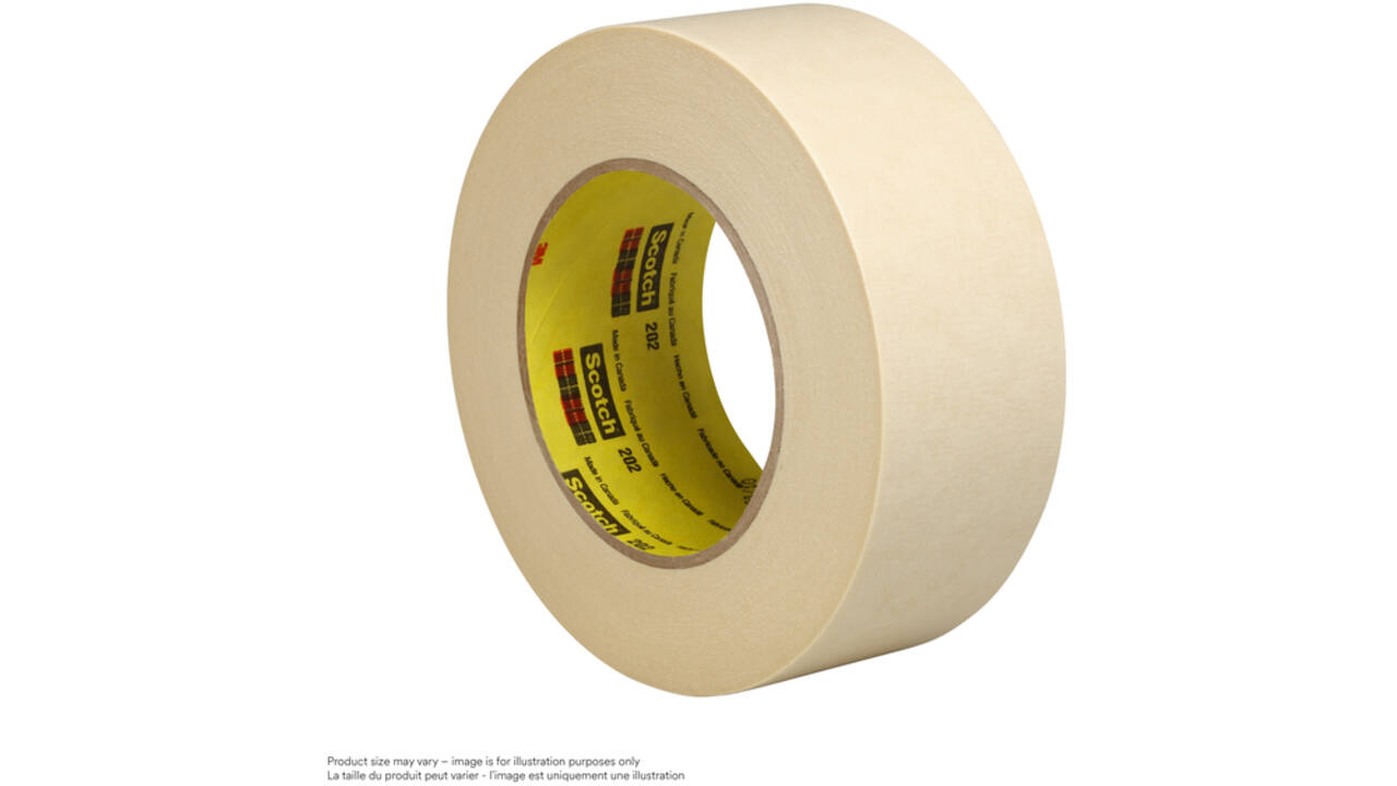 Afplaktape Scotch 202 25mmx50m crêpe beige