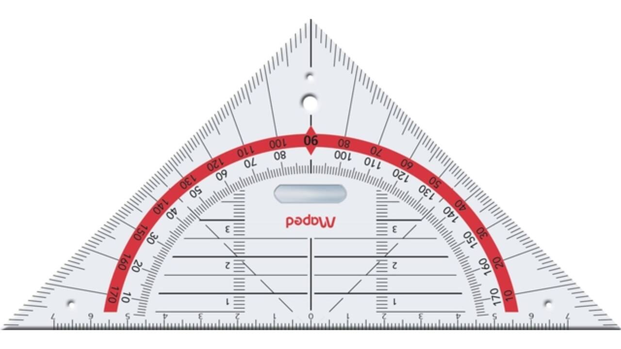 Geodriehoek Maped Geometric 16cm