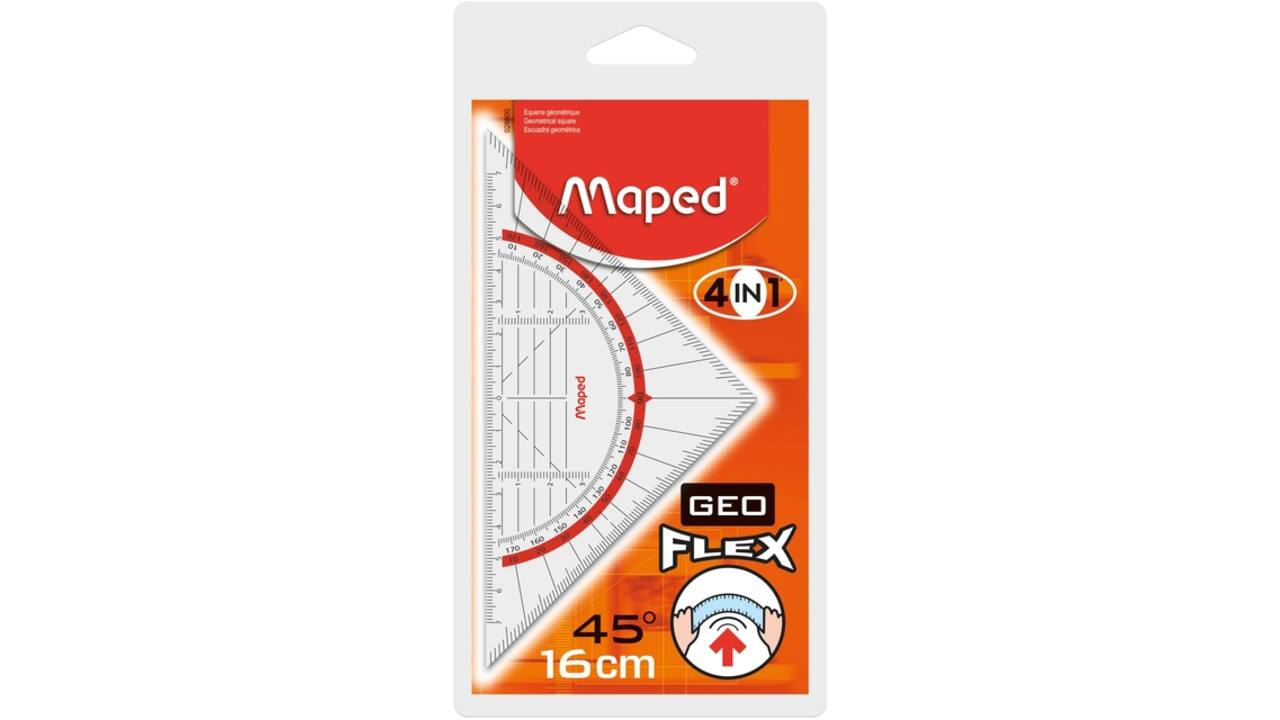 Geodriehoek Maped Geo-Flex 16cm