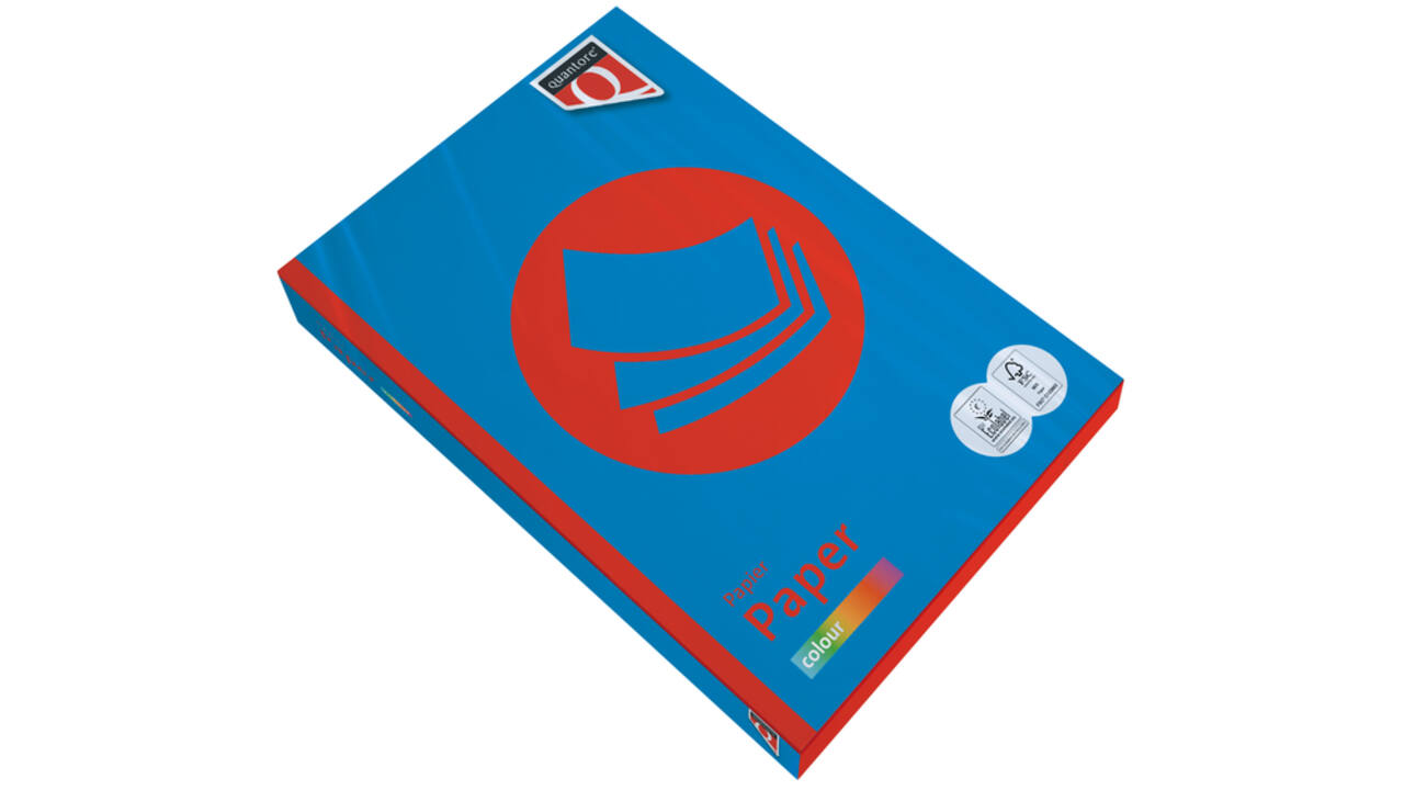 Kopieerpapier Quantore Colour A4 120gr diepblauw 250 vel