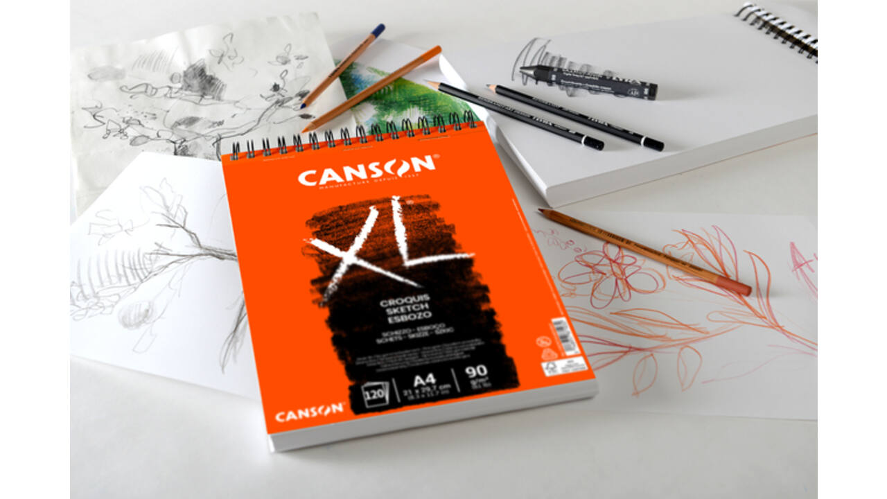 Schetsblok Canson XL Croquuis A3 90g 120vel spiraal