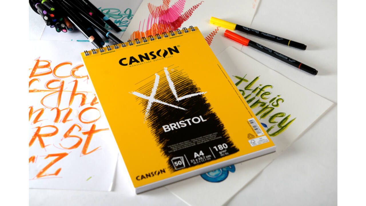 Tekenblok Canson XL Bristol A4 50v 180gr