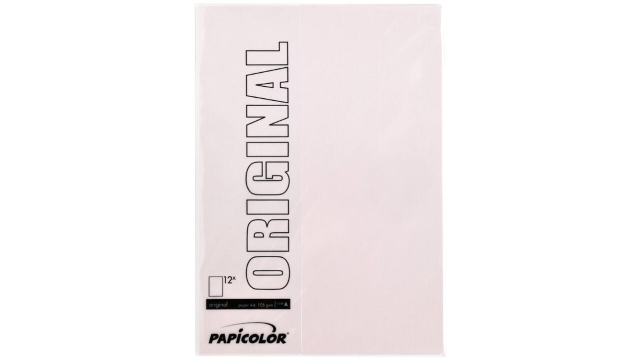 Kopieerpapier Papicolor A4 200gr 6vel lichtroze