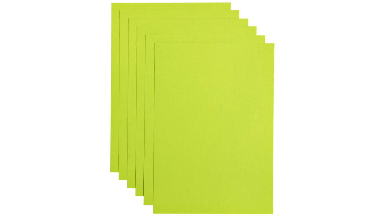 Kopieerpapier Papicolor A4 200gr 6vel appelgroen