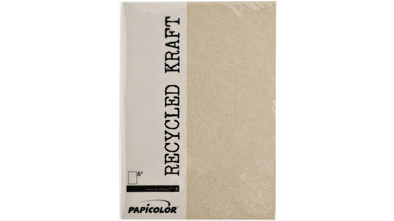 Kopieerpapier Papicolor A4 100gr 12vel kraft grijs