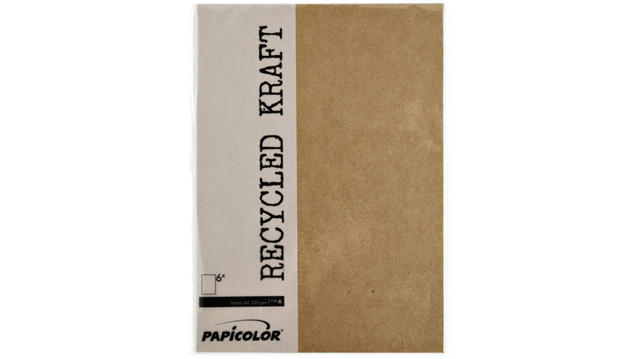 Kopieerpapier Papicolor A4 100gr 12vel kraft bruin