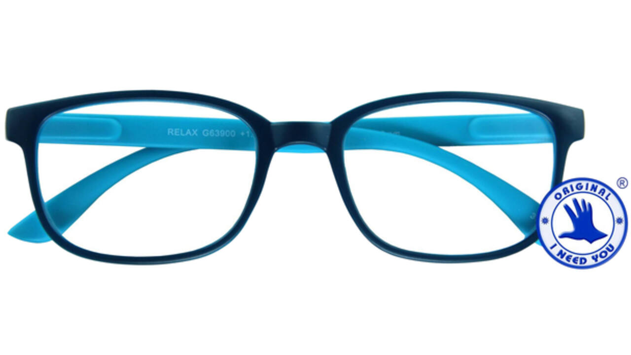 Leesbril I Need You +2.50 dpt Relax blauw-lichtblauw
